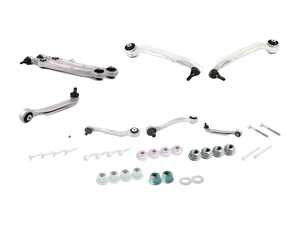 ES#2598824 - 4F0407151KT - Complete Front Control Arm Kit - Includes new control arms with hardware - Lemforder - Audi