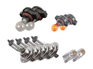 ES#2593131 - N10320102KT5 - Halogen Headlight Bulb Refresh Kit - Includes every bulb for both headlights - Assembled By ECS - Audi