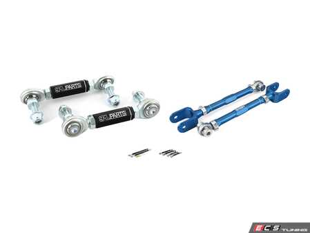 ES#4365369 - F3XPERFSUSRKT - Performance Adjustable Rear Suspension Upgrade Kit - Replace and upgrade your old rear suspension linkages - Assembled By ECS - BMW