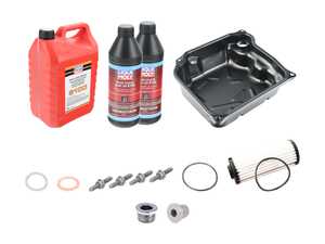 ES#4821103 - 0GC325201KKT2 - Automatic Transmission Service Kit  - Includes filter, gasket, drain plug, fill plug, and fluid - Assembled By ECS - Audi