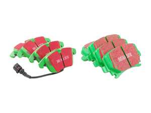 ES#3691489 - dp21997KT - Front & Rear Brake Pad Kit - EBC GreenStuff - Mildly upgraded composite pad. - EBC - Volkswagen