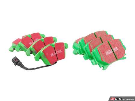 ES#3691489 - dp21997KT - Front & Rear Brake Pad Kit - EBC GreenStuff - Mildly upgraded composite pad. - EBC - Volkswagen