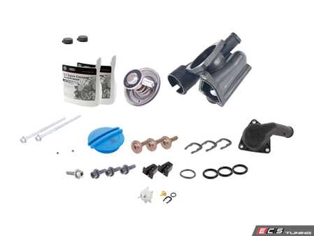 ES#2765948 - 5K0121251HKT2 - Cooling System Refresh Kit - This entry level kit covers the most common failures in the cooling system - Assembled By ECS - Volkswagen
