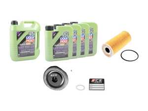 ES#4686020 - 0pb115466aKT2 - 2014-2017 Porsche Cayenne 3.6L Liqui Moly Molygen Oil Service Kit (5w-40) - Includes Mahle OEM filter and Liqui Moly Molygen New Generation A40 Porsche Spec oil - Assembled By ECS - Porsche
