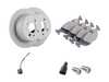 ES#4023564 - 34211163145rKT - Rear Brake Service Kit - Featuring Zimmermann coated rotors and Pagid brake pads - Assembled By ECS - BMW