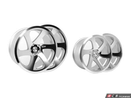 ES#2839152 - 3SDM0059KT2 - 19" Style 0.06 Wheels - Square Set Of Four - 19"x10 ET40 CB72.6mm 5x120 Silver/Cut - 3SDM - BMW