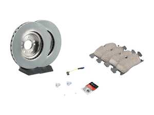 ES#4643452 - 1664211300KT2 - Front Brake Service Kit - Featuring Genuine Mercedes-Benz rotors, and Genuine Mercedes-Benz pads - Genuine Mercedes Benz - Mercedes Benz