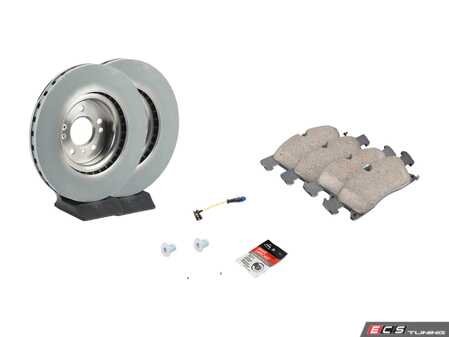 ES#4643452 - 1664211300KT2 - Front Brake Service Kit - Featuring Genuine Mercedes-Benz rotors, and Genuine Mercedes-Benz pads - Genuine Mercedes Benz - Mercedes Benz
