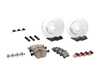 ES#2770441 - 210421251264KT9 - Front & Rear Brake Service Kit - Featuring ATE Rotors And Akebono-Euro Ceramic Pads - Assembled By ECS - Mercedes Benz