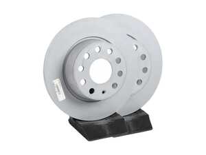 ES#4688632 - 5QN615601AKT1 - Rear Brake Rotors - Pair (272x10) - Featuring Zimmermann's "Coat Z" coating for corrosion resistance - Zimmermann - Volkswagen