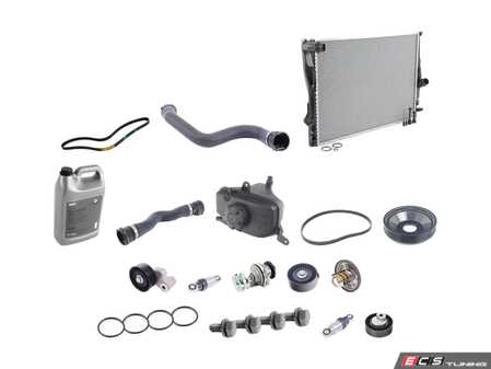 ES#2966397 - 11517839062KT5 - Cooling System Refresh Kit - Level 3 - The ultimate kit to eliminate your cooling system issues and get you back on the road worry free - Assembled By ECS - BMW
