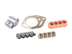 ES#2593720 - 18301440183KT - Front Muffler Installation Kit - Includes mounting hardware and gaskets - Genuine BMW - BMW