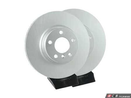 ES#4669209 - 34106879122-P - Front V5 Plain Brake Rotors - Set (328x28) - Precision manufactured and featuring a GeoSpec corrosion-resistant coating - ECS - BMW
