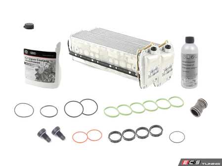 ES#4475596 - 06E145621TKT - Supercharger Intercooler Kit - Everything needed to replace failed heat exchangers. - Genuine Volkswagen Audi - Audi