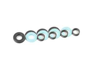ES#3979293 - 06l998907KT - Fuel Injector Installation Kit - Set Of Four - A complete set of o-rings and clips for installing new injectors - Genuine Volkswagen Audi - Volkswagen