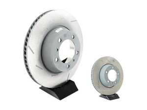 ES#2515725 - 97035240300KT - Rear Brake Rotors - Pair 12.99" (330mm) - Directional rear axle fitment - Both left and right - Genuine Porsche - Porsche