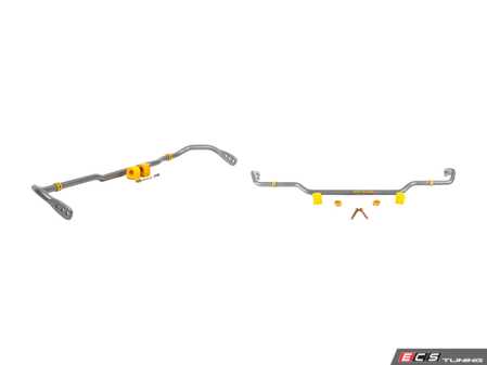 ES#2966808 - 5c0411303a1KT - Front & Rear Sway Bar Kit - Fine tune your suspension with adjustable Front 24mm and Rear 21mm sway bars - Whiteline - Volkswagen