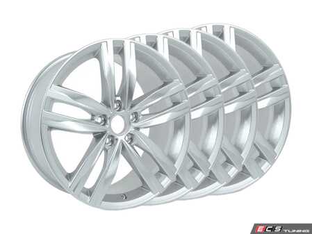 ES#2776781 - 5g0601025gKT - 18" Durban Wheel - Set Of Four - Shiny chrome. 18x7.5 ET51 5x112 - Genuine Volkswagen Audi - Volkswagen
