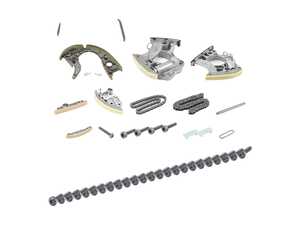 ES#4932013 - 06E109465BXKT - Ultimate Timing Chain Kit - Includes all chains, tensioners, guide rails, seals, and securing hardware. - Assembled By ECS - Audi