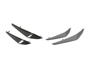 ES#4370279 - 51115a08ff9KT - M Performance Canards In Carbon Fiber - G80 M3 - Add functional beauty to your G80 M3 with these Carbon Fiber Canards from Genuine BMW M Performance - Genuine BMW M Performance - BMW