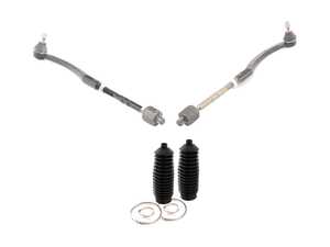 ES#4350592 - 32116780785KT1 - Tie Rod Full Section And Boots - Left And Right Side Kit - Both the left and right hand side to fix both issues, includes boots and hardware - Lemforder - MINI