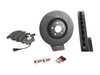 ES#3537604 - 025997ECS0544KT - Performance Front Brake Service Kit - Featuring ECS V5 Slotted rotors and ECS EP24 Enthusiast Performance pads - Assembled By ECS - Audi