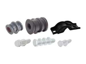 ES#2771946 - 2013232340KT3 - Front Sway Bar Installation Kit - Includes new brackets, bushings, end links, and hardware - Assembled By ECS - Mercedes Benz