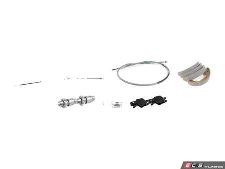 ES#4430002 - 34416761293-PKT - Parking Brake Upgrade Kit  - Everything you need to service and upgrade parking brake system - easier engagement for both parking and drifting - Assembled By ECS - BMW