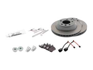 ES#4656854 - 95535140151OEKT3 - Rear Brake Service Kit - Featuring Genuine Porsche rotors, and Genuine Porsche pads - Genuine Porsche - Porsche