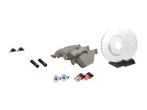 ES#2772066 - 0044200320KT8 - Front Brake Service Kit - Featuring ATE Rotors And ATE Pads - Assembled By ECS - Mercedes Benz