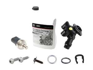 ES#2765514 - 06D121111GKT4 - Cooling System Refresh Kit - Level 1 - Replace your thermostat and temp sensors with one kit! - Genuine Volkswagen Audi - Audi
