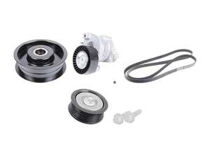 ES#2792676 - 0019931896KT3 - Accessory Belt Kit - Level 2 - Includes accessory belt, belt tensioner assembly and idler pulleys - Genuine Mercedes Benz - Mercedes Benz