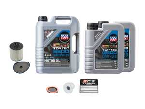 ES#4865891 - M139OILSERVICKT1 - M139 Liqui Moly Top Tec 6600 Oil Service Kit (0w-20) - Includes Hengst filter and Liqui Moly Top Tec 6600 MB 229.71 Spec oil - Assembled By ECS - Mercedes Benz