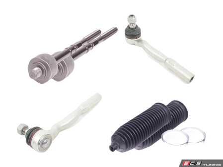 ES#3663537 - w211e55tierodKT1 - W211 E55 Inner And Outer Tie Rod Kit - Comprehensive Kit to service inner and outer tie rods on your W211 E55 - Assembled By ECS - Mercedes Benz