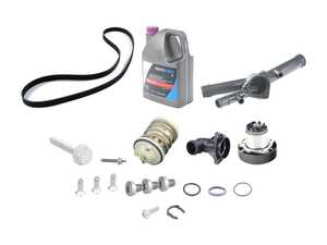 ES#4840175 - 03H121008M4KT - Water Pump And Thermostat Kit  - Assembled By ECS - Volkswagen