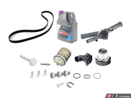 ES#4840175 - 03H121008M4KT - Water Pump And Thermostat Kit  - Assembled By ECS - Volkswagen