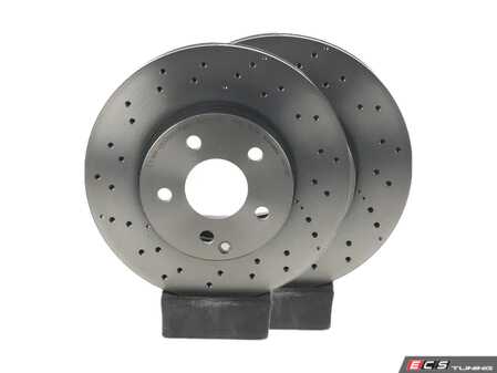 ES#4643297 - 2044212812KT10 - Front Brake Rotors - Pair (295x28) - Does not include new rotor securing screws - Brembo - Mercedes Benz