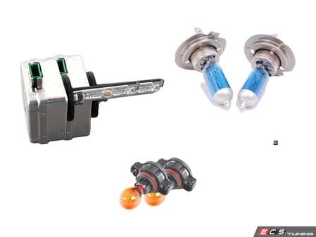 ES#2749203 - N10721805KT3 - Xenon Headlight Bulb Refresh Kit - Featuring Ziza 6000k Super White Cornering bulbs - Assembled By ECS - Audi