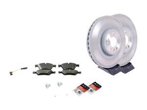 ES#4643476 - 1644211412KT8 - Front Brake Service Kit - Genuine Mercedes-Benz rotors, and Genuine Mercedes-Benz pads - Genuine Mercedes Benz - Mercedes Benz