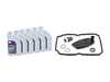ES#4758828 - 7226KT7 - Automatic Transmission Service Kit - 722.6 - Featuring Fuchs OEM Fluid, Vaico Gasket, Filter, Wiring Connector, and all hardware! Without torque converter drain plug and extra fluid* - Assembled By ECS - Mercedes Benz