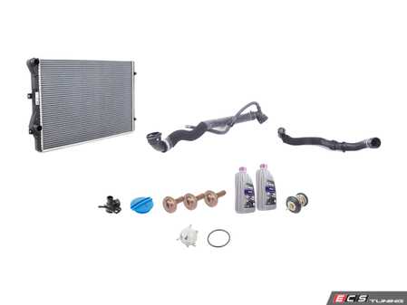 ES#2586421 - 1K0121251AB1KT - Cooling System Refresh Kit - Level 2 - This comprehensive kit eliminates weak spots in your cooling system - Assembled By ECS - Volkswagen