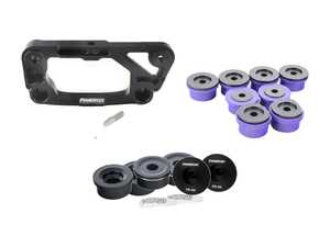 ES#4819238 - PFR54030BKT - Differential Dual-Mount Bushing & Bracket Set - Track Bushings - Includes Powerflex's Dual-Mount bracket and Black Series bushings for the ultimate rear differential reinforcement - Powerflex - BMW