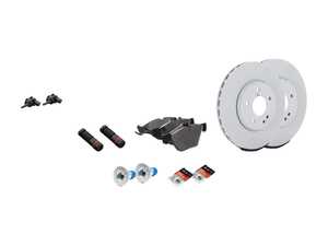 ES#2772065 - 0044200320KT7 - Front Brake Service Kit - Featuring Genuine Mercedes-Benz Rotors And Pads - Genuine Mercedes Benz - Mercedes Benz