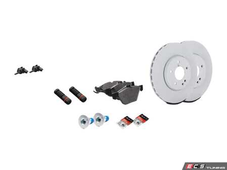ES#2772065 - 0044200320KT7 - Front Brake Service Kit - Featuring Genuine Mercedes-Benz Rotors And Pads - Genuine Mercedes Benz - Mercedes Benz