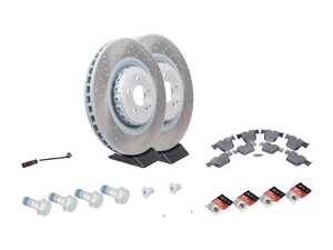 ES#3651517 - 2214210912KT2 - Front Brake Service Kit - Featuring Genuine Mercedes-Benz rotors, and Genuine Mercedes-Benz pads - Genuine Mercedes Benz - Mercedes Benz