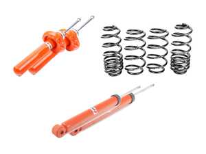 ES#4070135 - 8750-8050kt2KT - H&R Sport Springs & Koni STR.T Shocks Combo - Perfect combination of handling and ride quality. Average lowering front: 1.2" rear: 1.2" - Assembled By ECS - Volkswagen