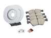 ES#4643492 - 1644211312KT12 - Front Brake Service Kit - Featuring Zimmerman rotors, and Akebono Euro Ceramic pads - Assembled By ECS - Mercedes Benz