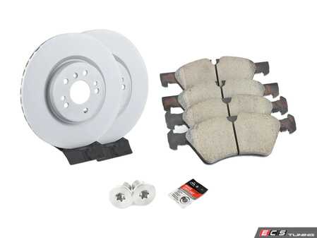 ES#4643492 - 1644211312KT12 - Front Brake Service Kit - Featuring Zimmerman rotors, and Akebono Euro Ceramic pads - Assembled By ECS - Mercedes Benz