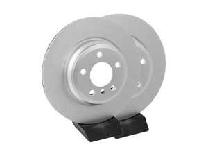 ES#4668924 - 34216864899-P - Rear V5 Plain Brake Rotors - Set (330x20) - Precision manufactured and featuring a GeoSpec corrosion-resistant coating - ECS - BMW