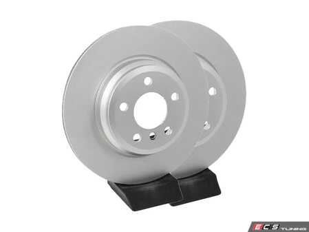 ES#4668924 - 34216864899-P - Rear V5 Plain Brake Rotors - Set (330x20) - Precision manufactured and featuring a GeoSpec corrosion-resistant coating - ECS - BMW
